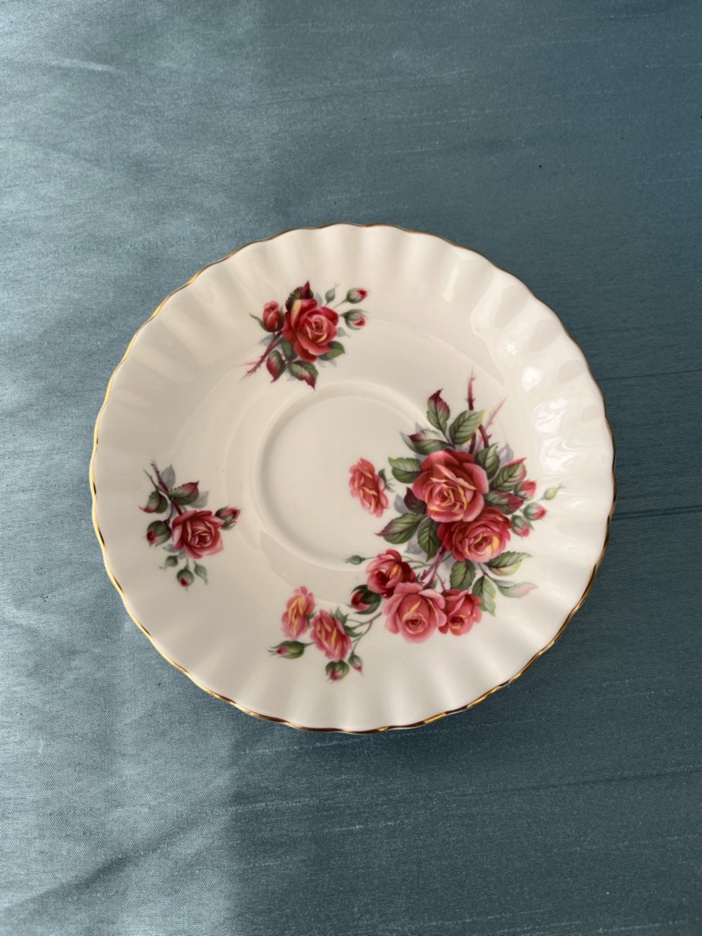 Royal Albert Centennial Rose Saucer - Fine Bone China England Replacement Piece